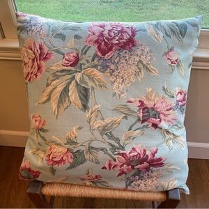 Custom Euro pillow  26” X 26”